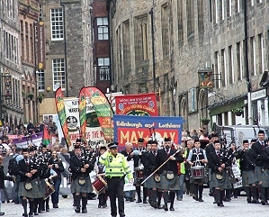 Edinburgh May Day march